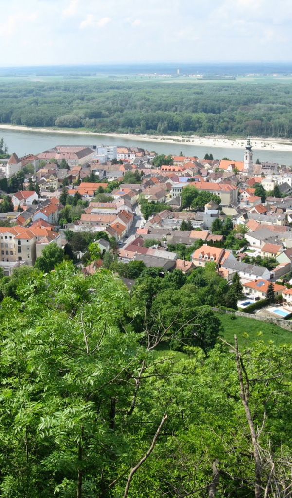 Панорама города Гайнберг, Австрия