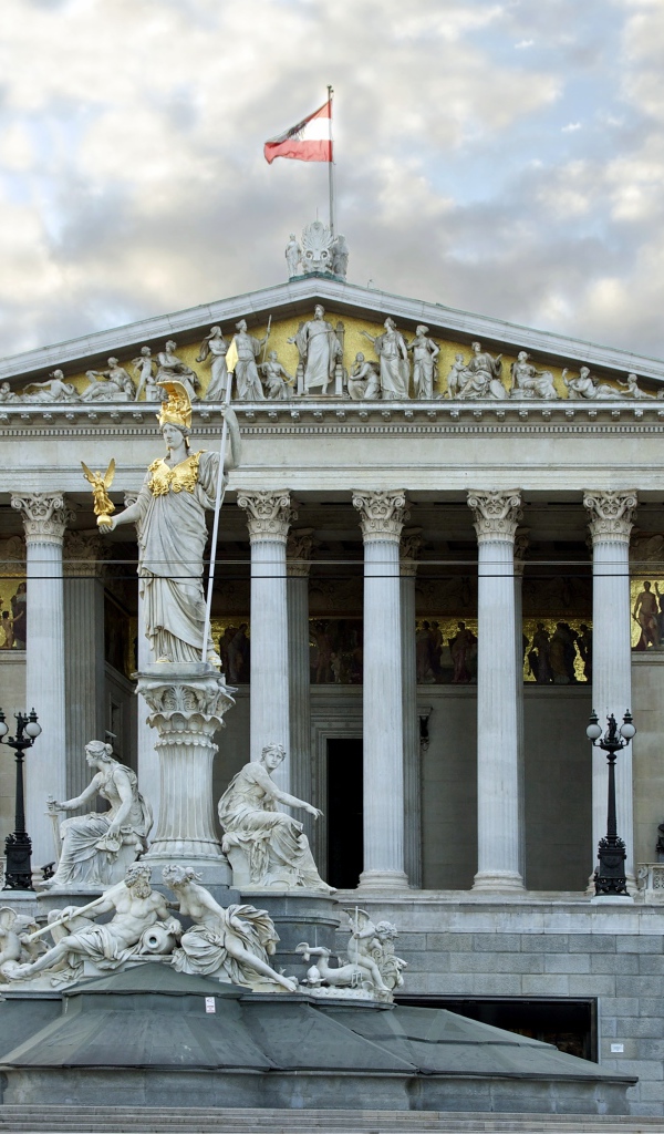 Здание парламента в городе Вена, Австрия