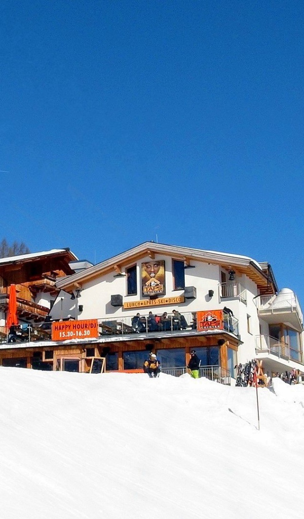 Ресторан на горнолыжном курорте Сант Антон, Австрия
