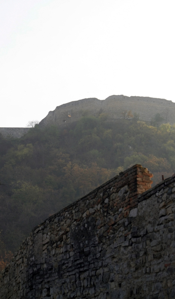 Руины крепости в городе Гайнберг, Австрия