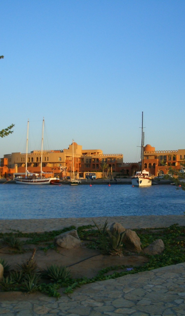 Бухта для яхт на курорте Эль Гуна, Египет