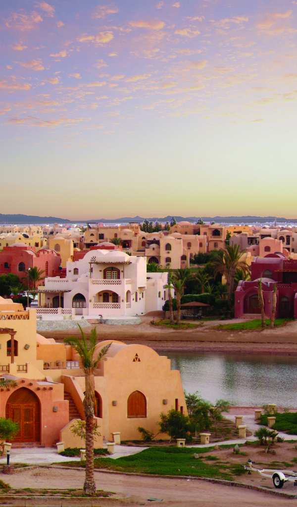 Город на курорте Эль Гуна, Египет