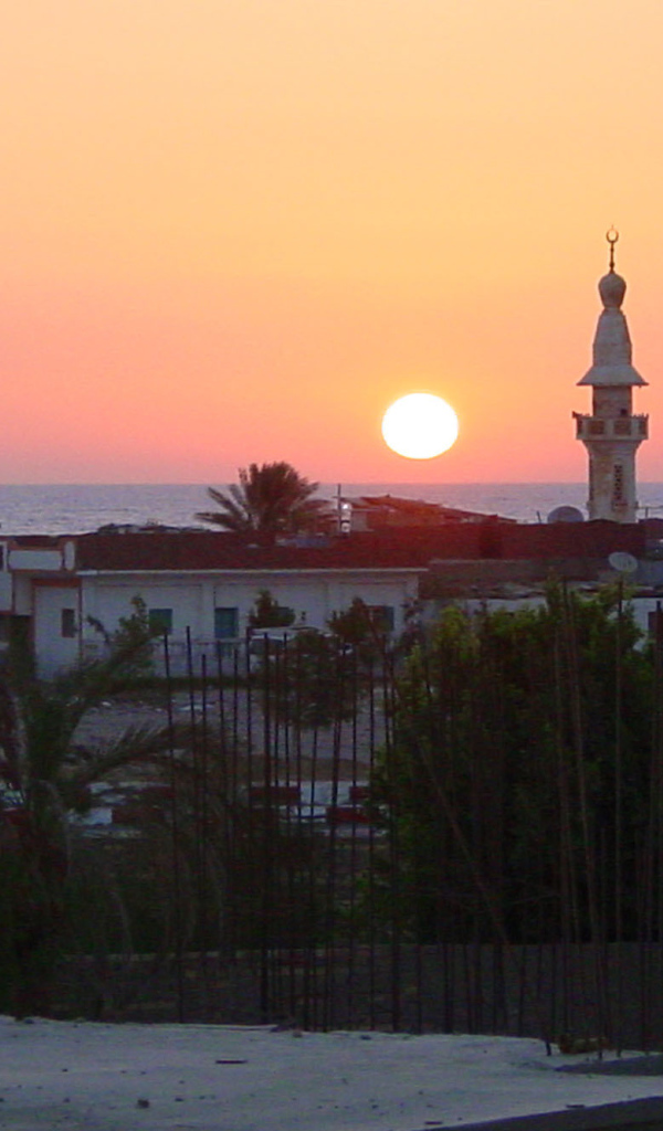 Закат на курорте Эль Кусейр, Египет