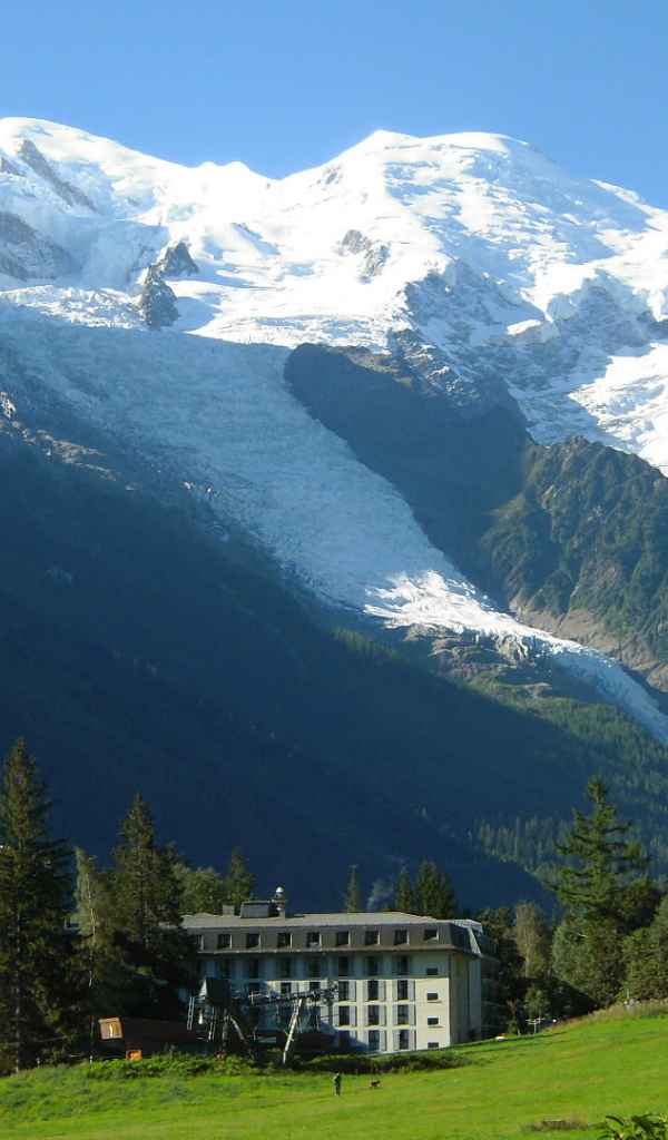 Альпы на курорте Шамони, Франция