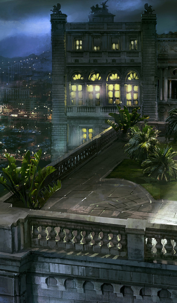 Ангел на балконе в Монако