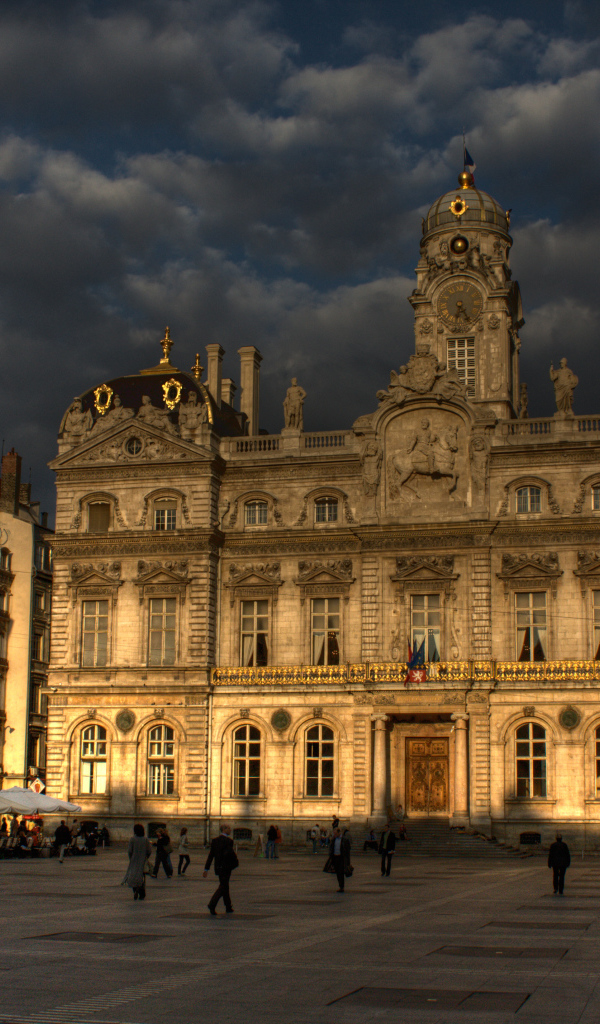 Площадь в городе Лион, Франция