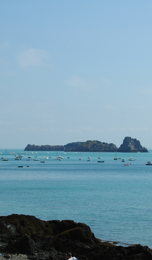 Голубая лагуна в Нормандии, Франция