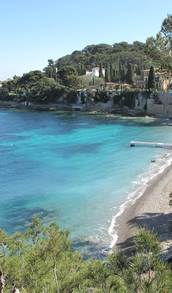 Голубая лагуна на курорте Сен-Жан-Кап-Ферра, Франция