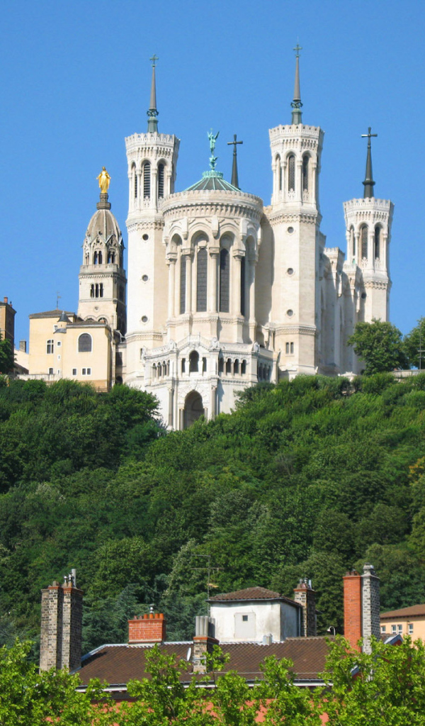 Собор в городе Лион, Франция