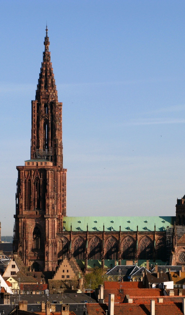 Собор в городе Страсбург, Франция