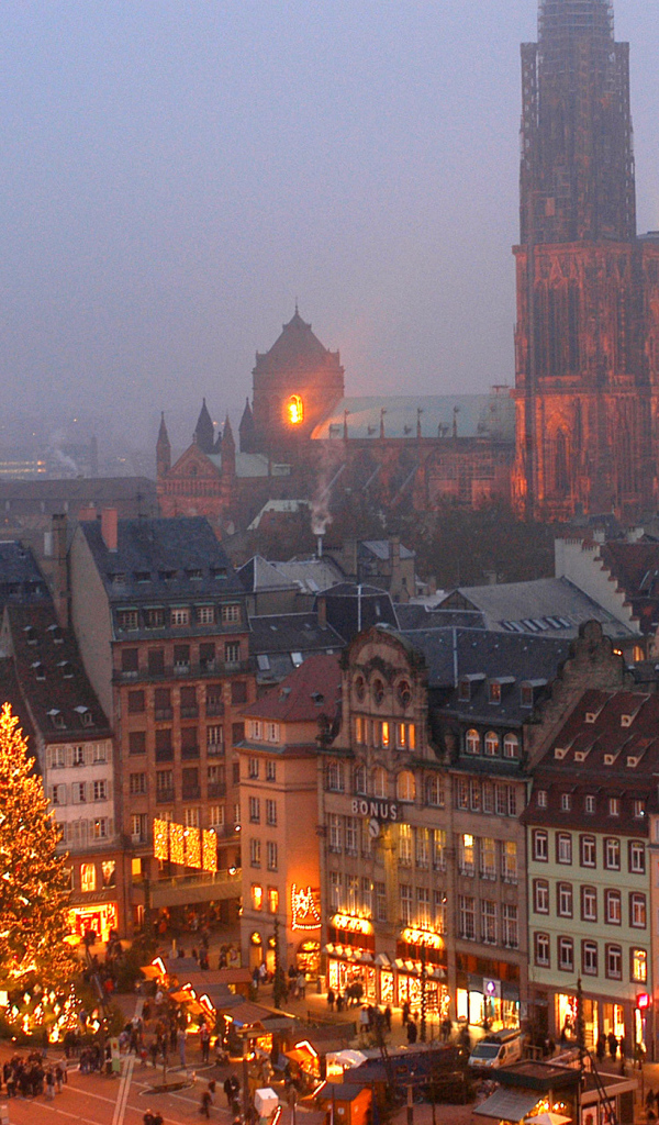 Рождество в городе Страсбург, Франция