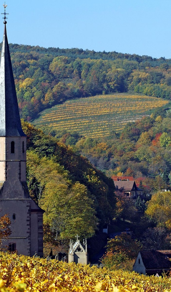 Church in Alsace, France