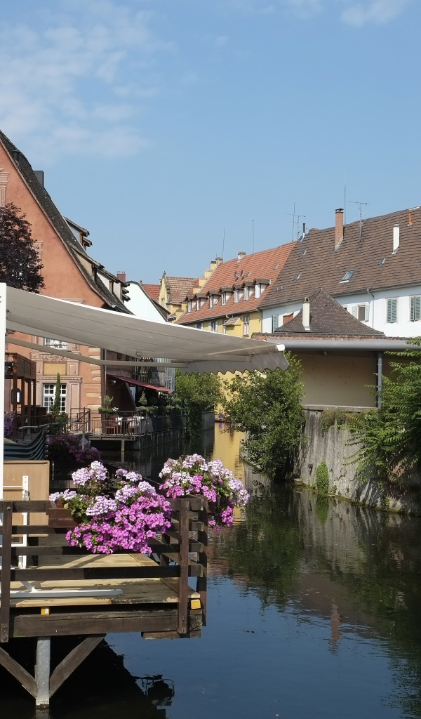 Набережная в Эльзасе, Франция