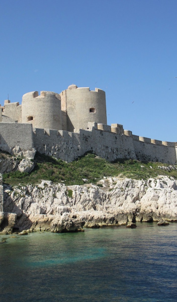 Крепость в городе Марсель, Франция