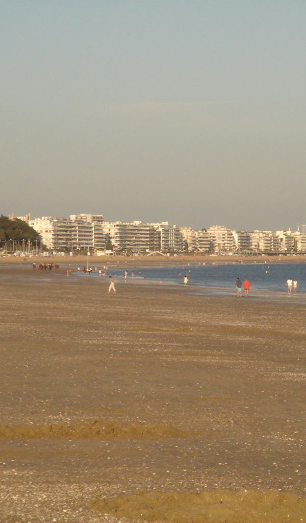 Золотой пляж на курорте Ла Боль, Франция