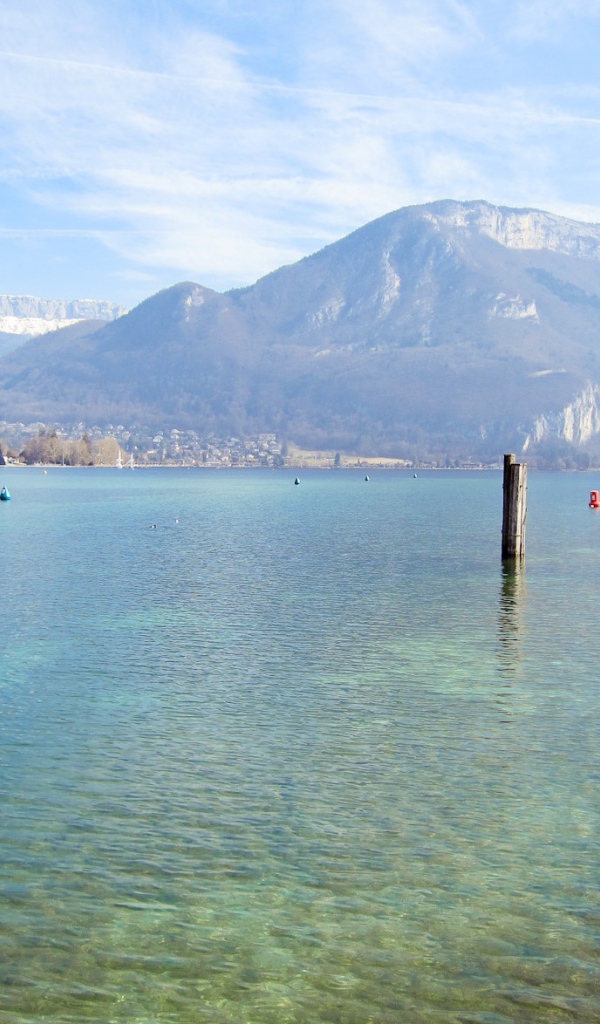 Lake in Annecy, France