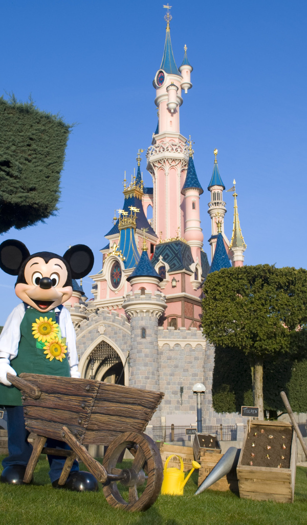 Mickey Mouse at Disneyland, France