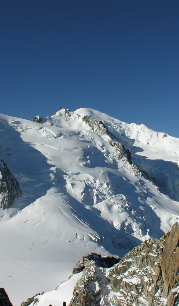 Гора Монблан на курорте Шамони, Франция