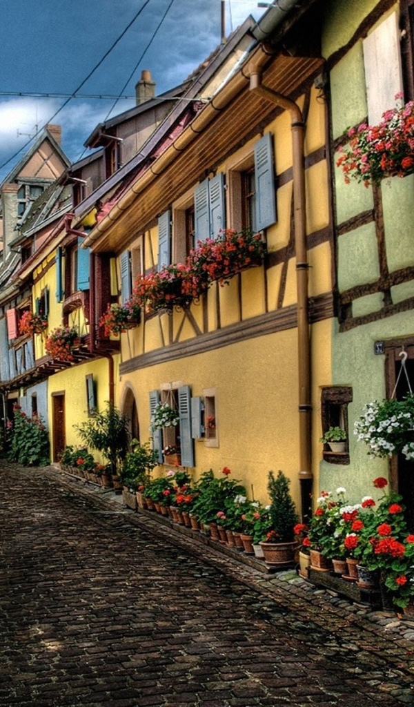Старинные дома в Эльзасе, Франция