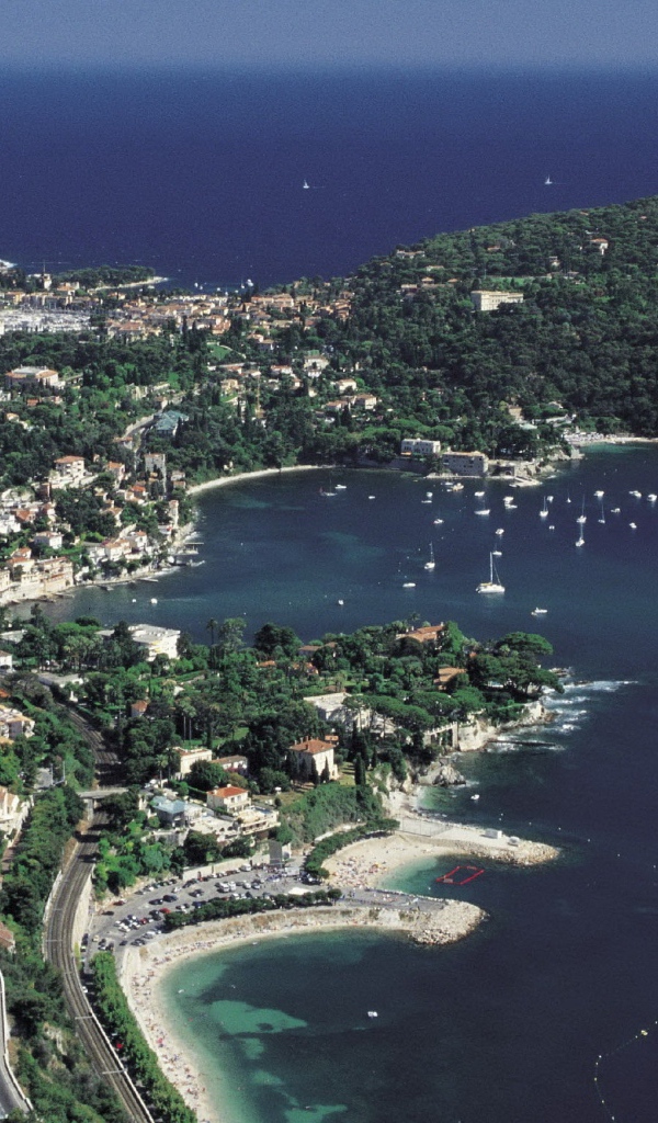 Панорама на курорте Сен-Жан-Кап-Ферра, Франция