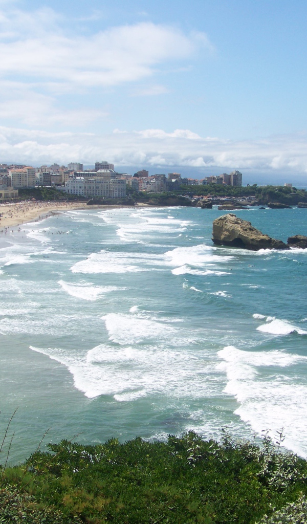 Летний отдых на курорте Биарриц, Франция