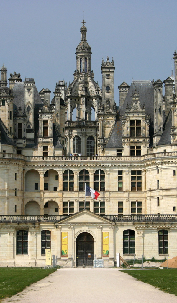 Старинный замок в Луаре, Франция