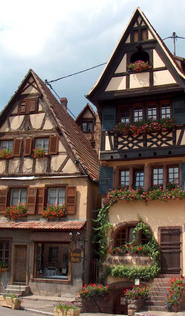 Городские дома в Эльзасе, Франция