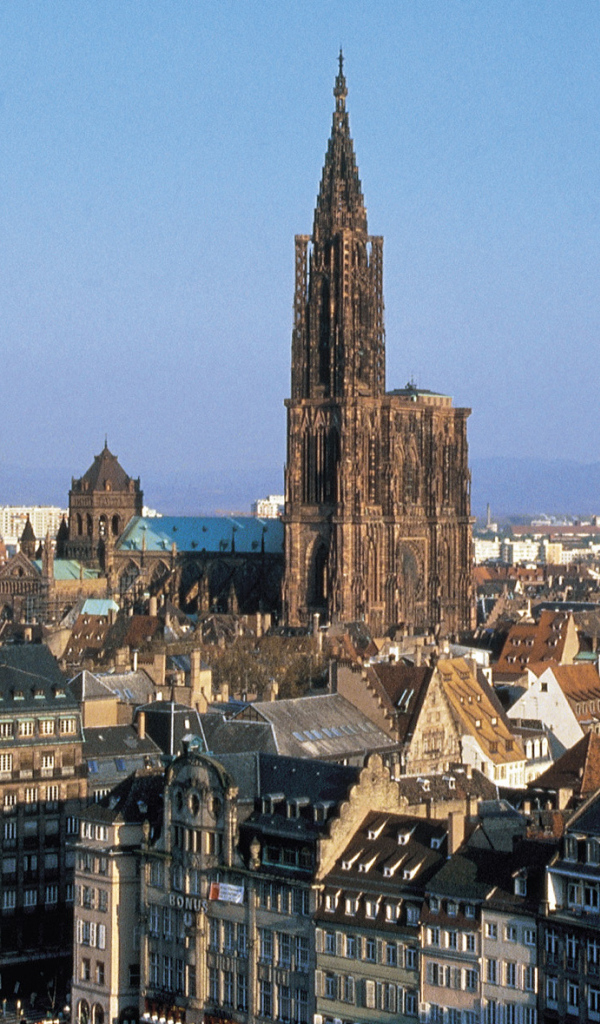 Городские здания в городе Страсбург, Франция