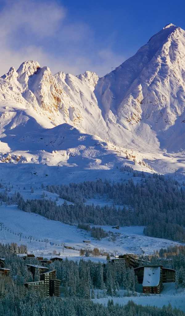 Зимний отдых на горнолыжном курорте Лез Арк, Франция
