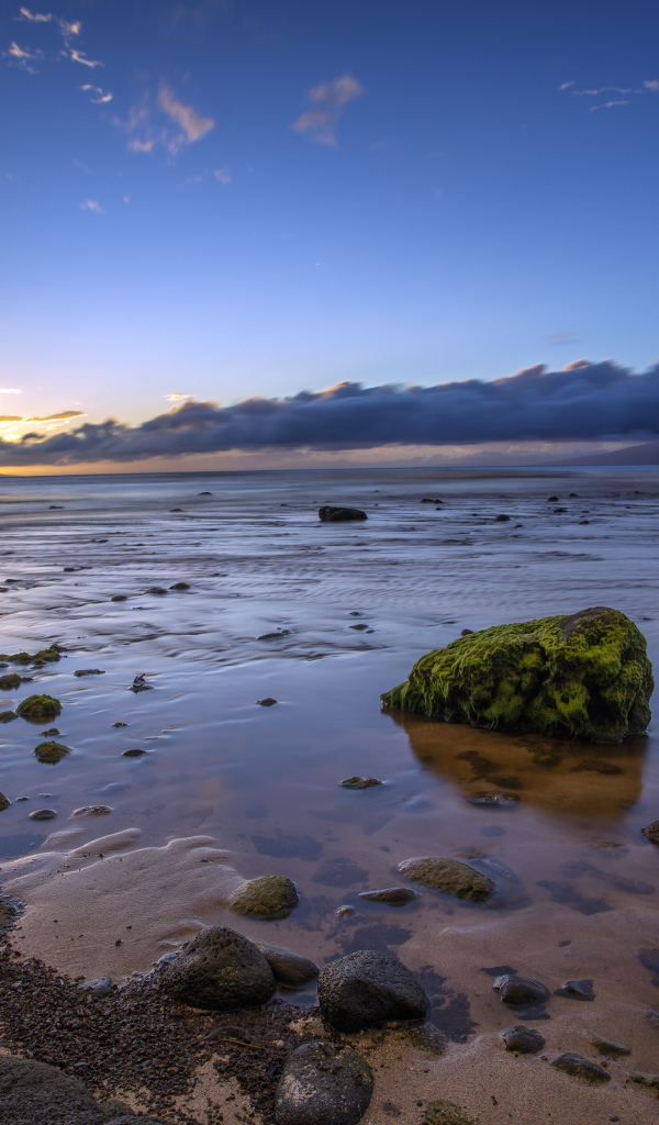 Закат на пляже Каанапали, Гавайи