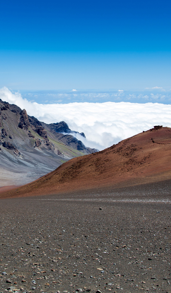 Вулкан Халеакала на гавайском острове Мауи