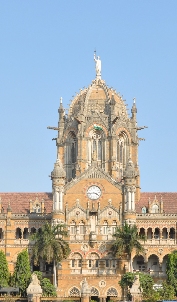 Железнодорожная станция в Мумбай