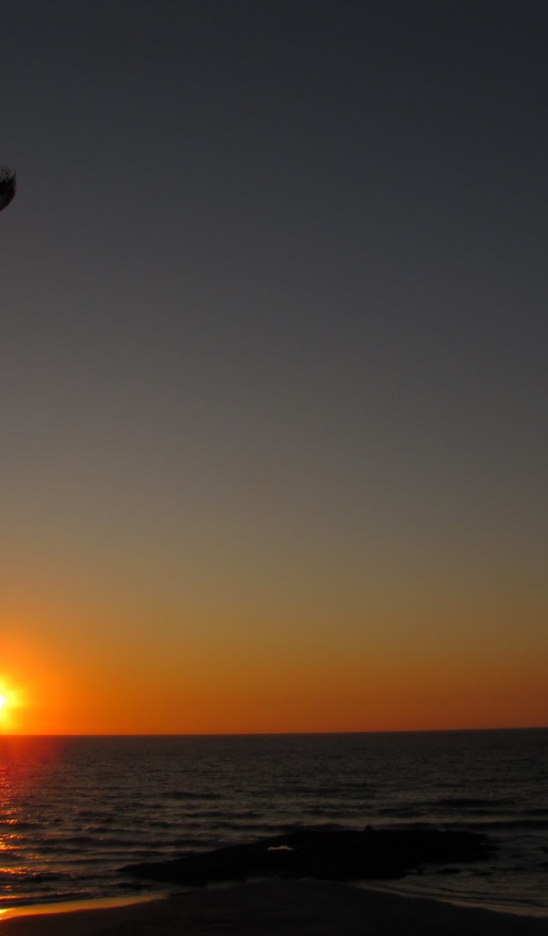 Закат на пляже в Вагаторе