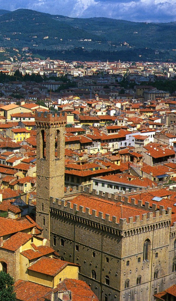 Панорама города во Флоренции, Италия