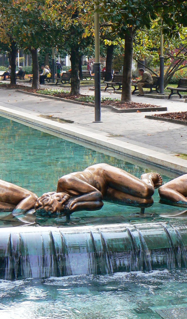 Парк на курорте Абано Терме, Италия