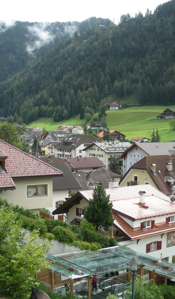 Town houses in Ortisei, Italy