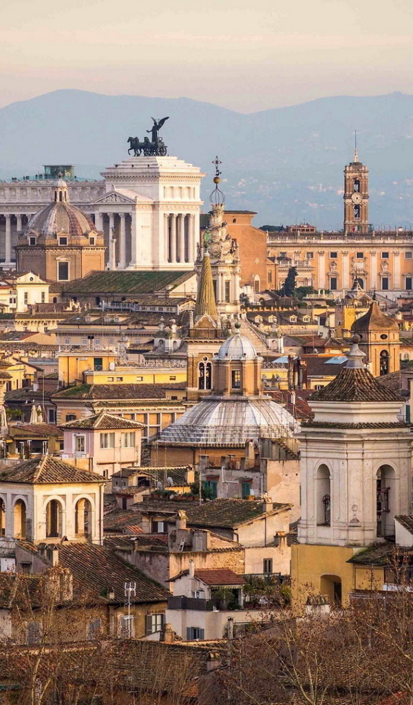 Вид на старый город Рим