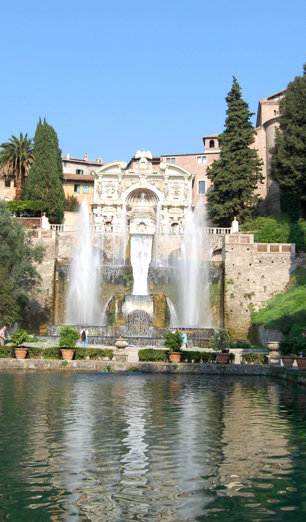 Вилла д Эсте в Тиволи, Италия