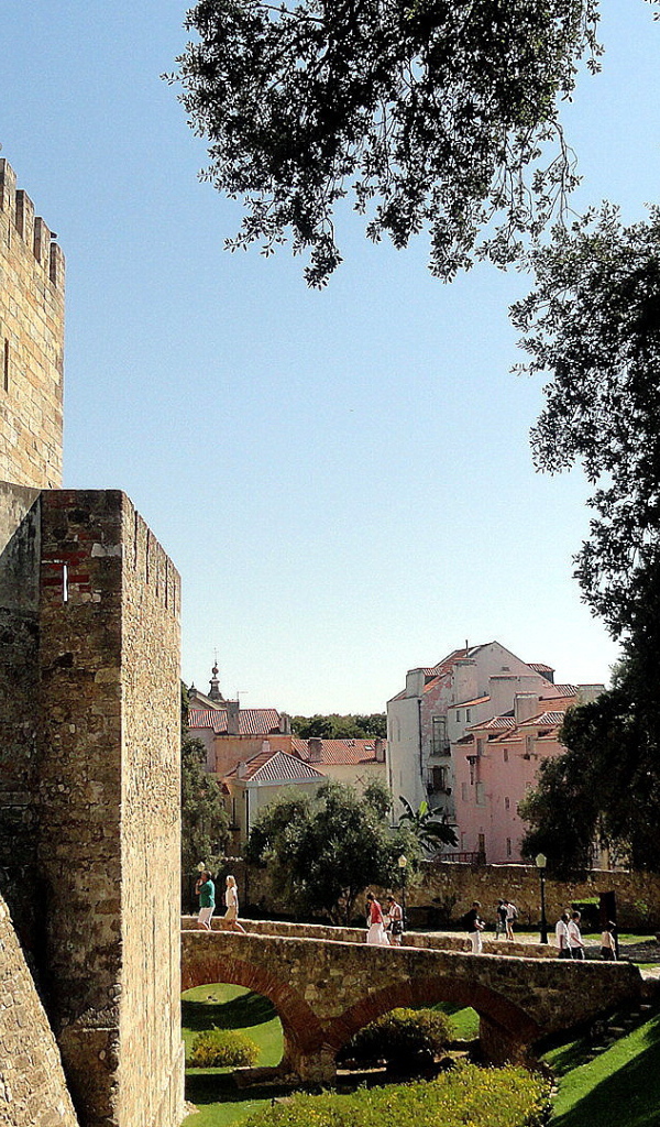 Красивый вид в Лиссабоне