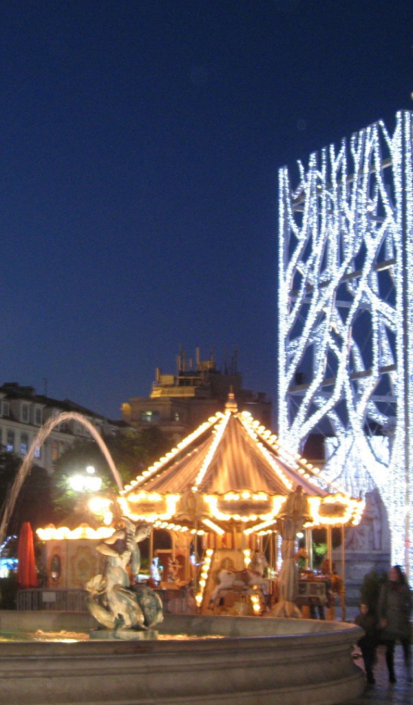 Площадь Россио в Лиссабоне