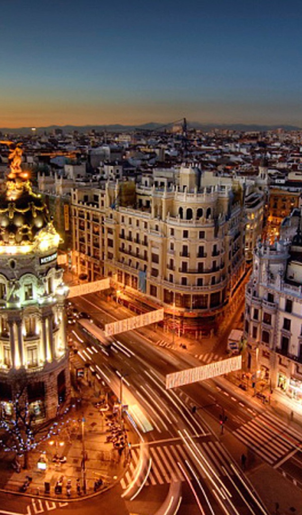 Ночной Мадрид