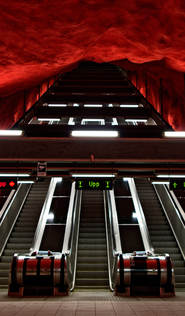 Станция метро в Стокгольме, Швеция