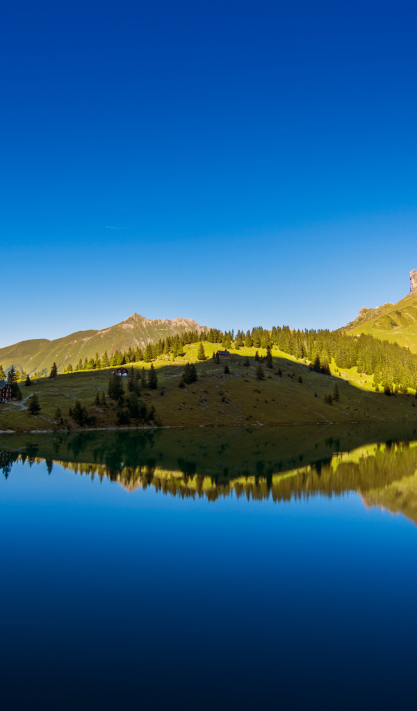 Beautiful lake in Switzerland