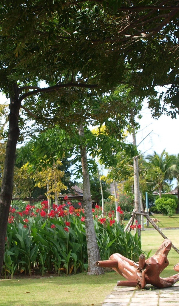 Gardens of paradise on the island of Koh Samui, Thailand