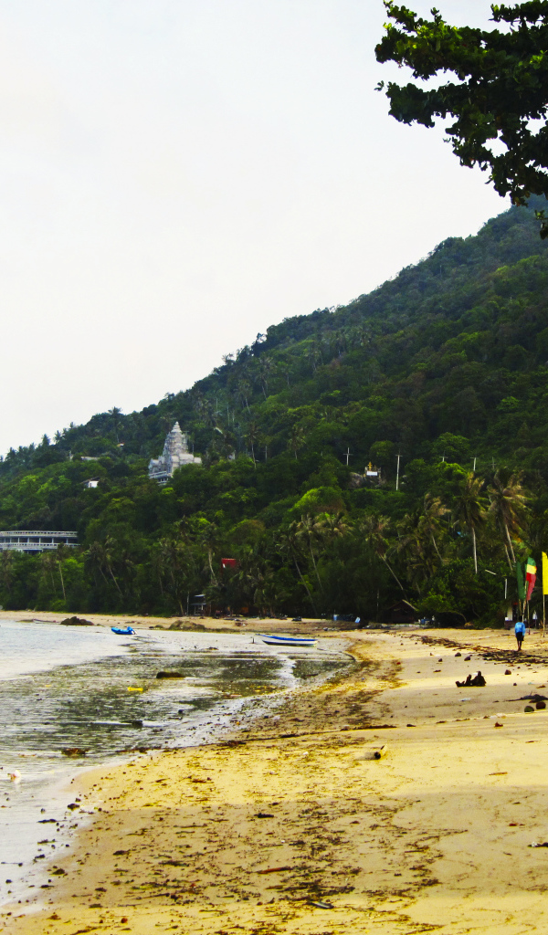 Золотой пляж на острове Панган, Таиланд