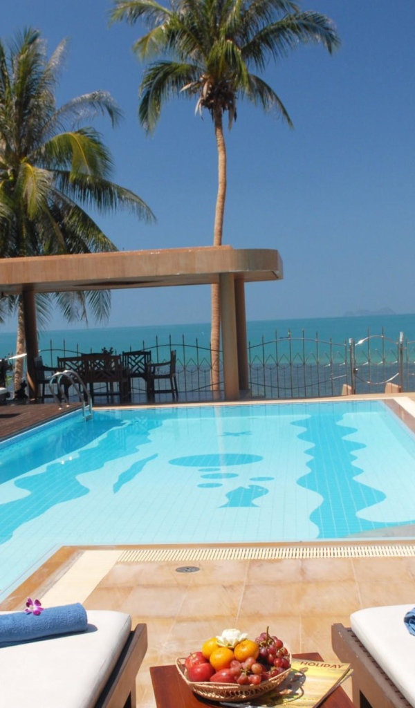 Отель на берегу моря на острове Самуи, Таиланд