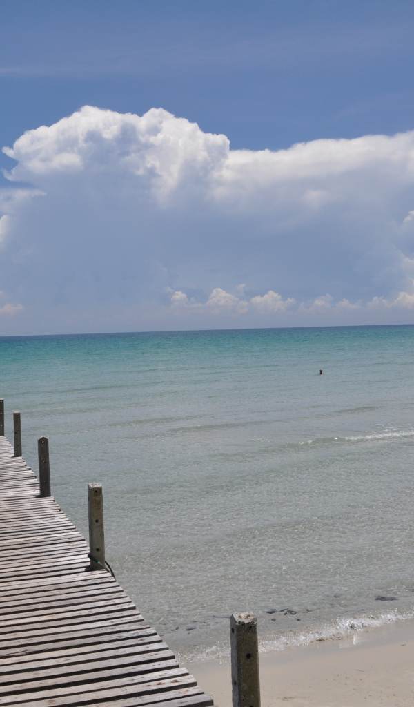 Морской пирс на острове Ко Куд, Таиланд