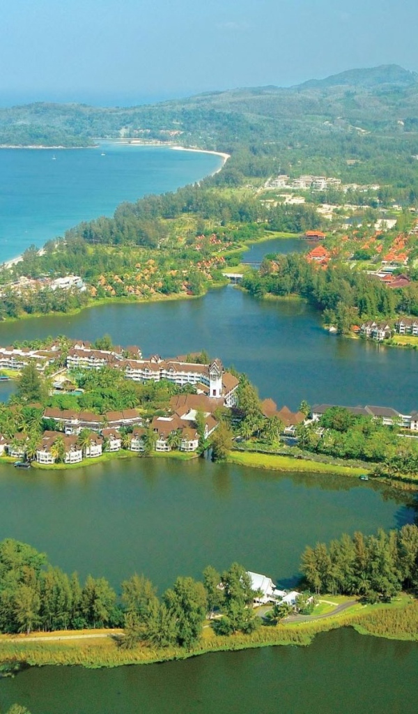 Панорама курорта в Пхукете, Таиланд