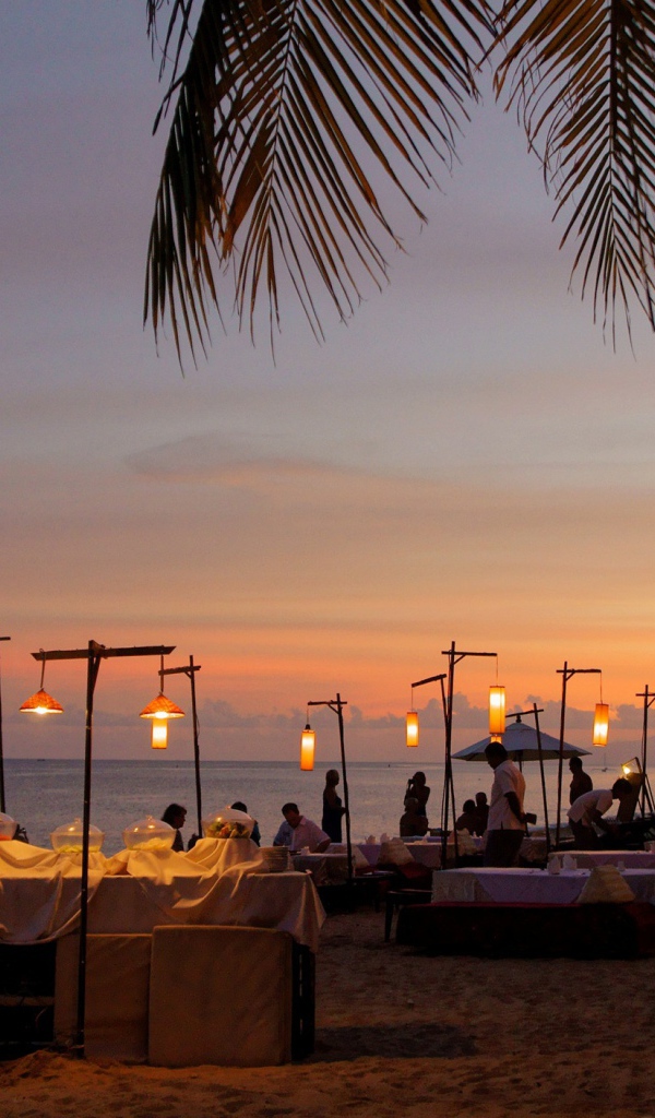 Отдых на пляже на острове Самуи, Таиланд