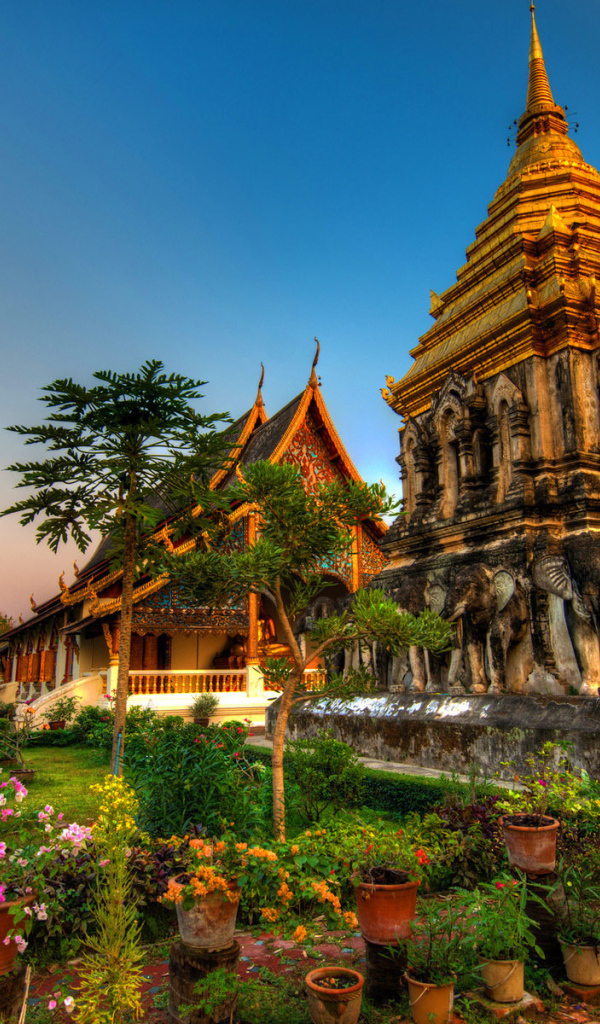 Храмовый комплекс на курорте Чианг Май, Таиланд